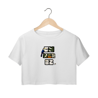 Nome do produto Camisa cropped linha impacto