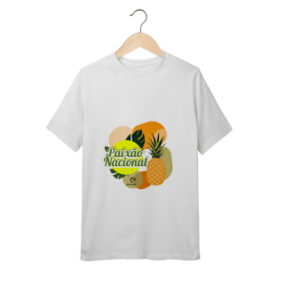 Nome do produto T-shirt quality infantil )10 a 14 anos) linha paixão nacional - abacaxi
