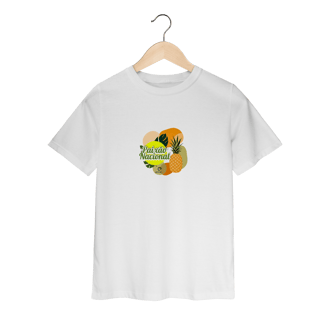 Nome do produto T-shirt quality infantil (2 a 8 anos) linha paixão nacional - abacaxi