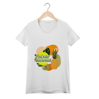 Nome do produto Camiseta baby long quality linha paixão nacional - abacaxi