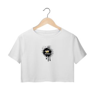 Nome do produto Street wear camisa cropped linha Grafite Splash