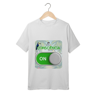 Nome do produto T-shirt quality infantil (10 a 14 anos) linha consciência ON