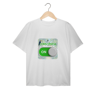 Nome do produto T-shirt plus size linha consciência ON