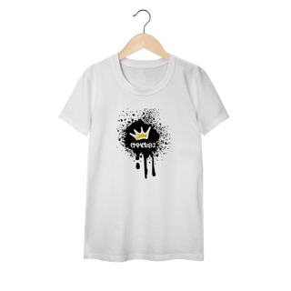 Nome do produto Street wear camiseta baby long classic  linha Grafite Splash
