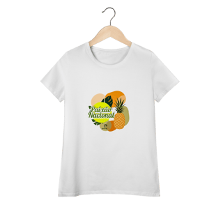 Nome do produto Camiseta baby long pima linha paixão nacional - abacaxi