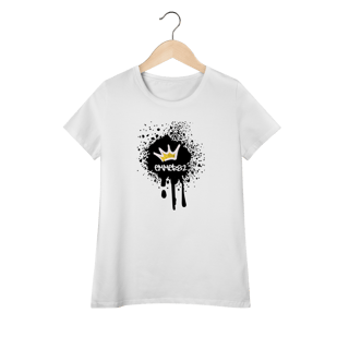 Nome do produto Street wear camiseta baby long pima linha Grafite Splash