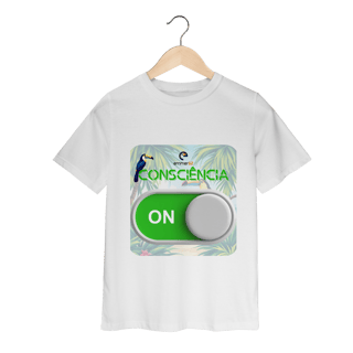 Nome do produto T-shirt classic infantil linha consciência ON