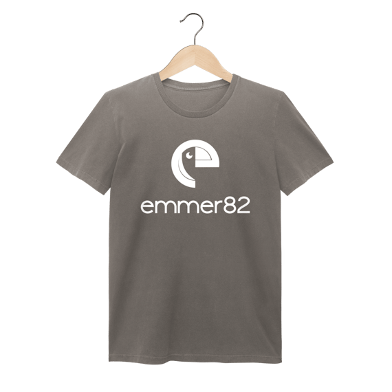 Camiseta baby long estonada linha new age II estampa branca