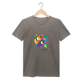 Nome do produto Camiseta baby long estonada linha tropicano