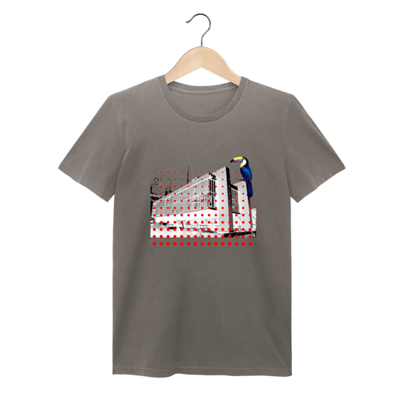 Camiseta baby long estonada linha birdlife