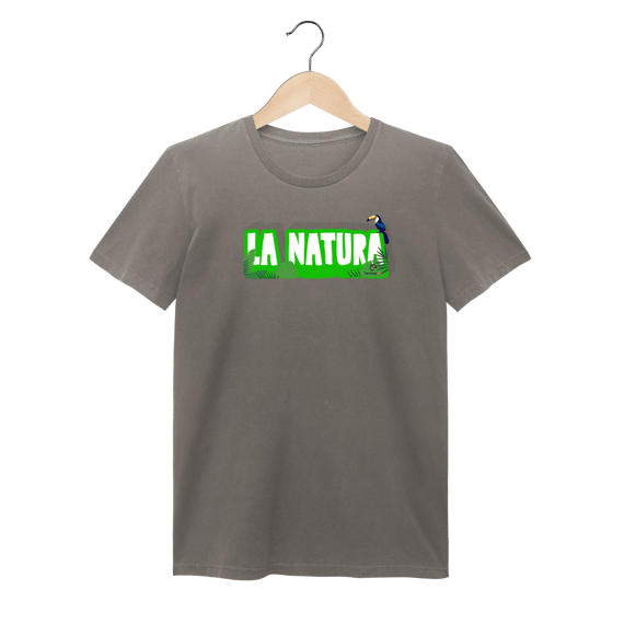 Camiseta baby long estonada linha La natura