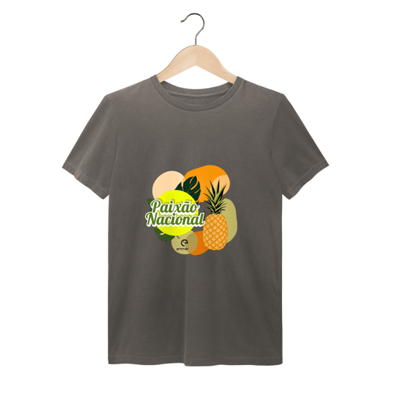 T-shirt estonada linha paixão nacional - abacaxi