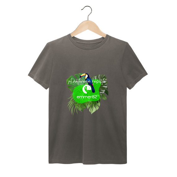 T-shirt estonada Linha A Natureza Resiste