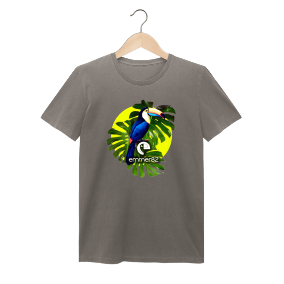 Camiseta baby long estonada linha Verão Tropical II
