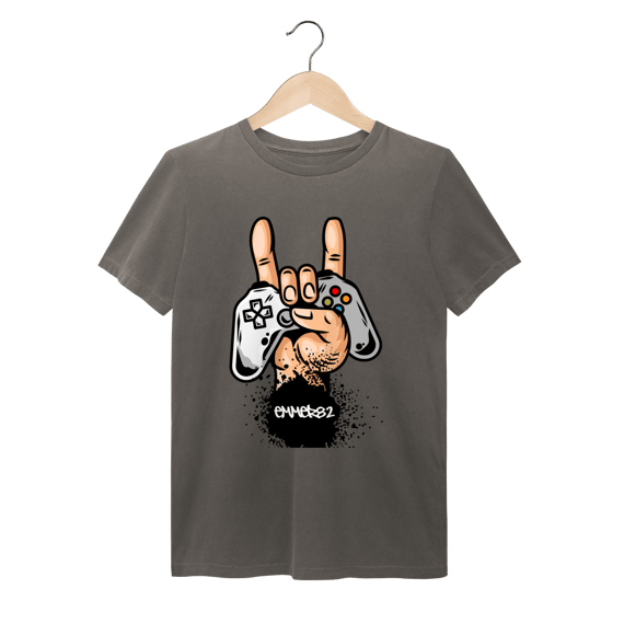 Streetwear t-shirt estonada linha hang loose.