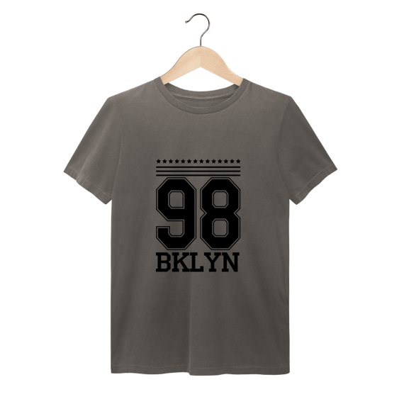 Streetwear t-shirt estonada linha 98BKLYN