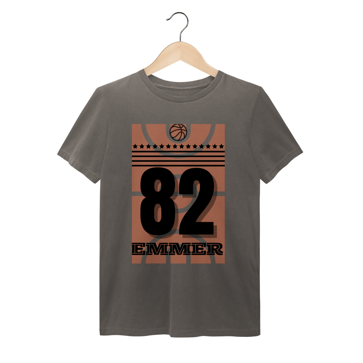 Nome do produto: Streetwear t-shirt estonada linha Basketball 82