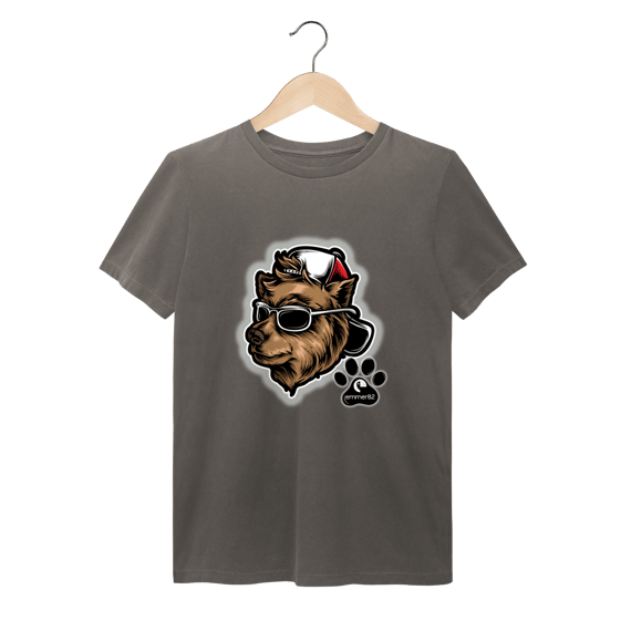 Streetwear t-shirt estonada linha Streetwear Dogglass