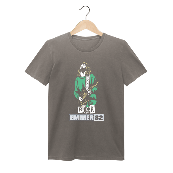 Streetwear camiseta baby long estonada linha rock and roll