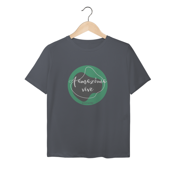 Camiseta baby long sport dry uv linha a Amazônia Vive