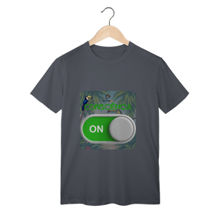 Nome do produto T-shirt classic linha consciência ON