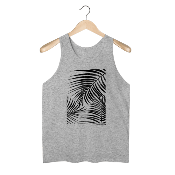 regata masculina quality coleção identidade eco I estampa verde