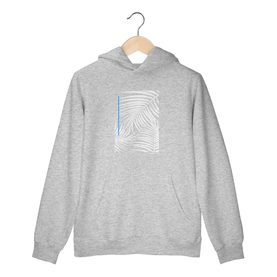 Moletom prime canguru Coleção Identidade Eco II – Estampa Branca