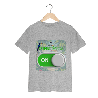 Nome do produto T-shirt classic infantil linha consciência ON