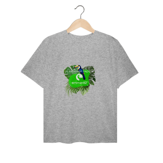 Nome do produto T-shirt plus size Linha A Natureza Resiste