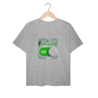 Nome do produto T-shirt plus size linha consciência ON