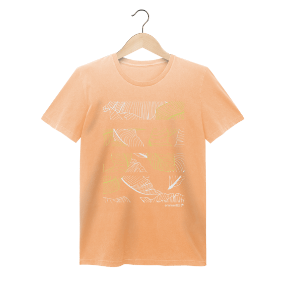 Camiseta baby long estonada - Coleção  identidade ECO V