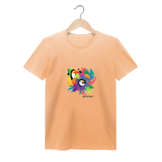 Nome do produto Camiseta baby long estonada linha tropicano