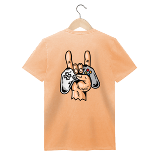 Nome do produto Streetwear camiseta baby long estonada linha hang loose - estampa posterior