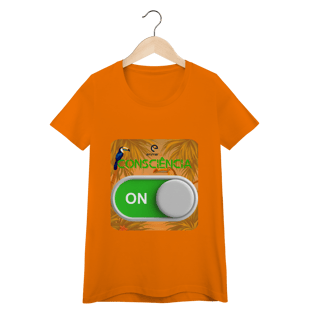 Nome do produto Camiseta baby long quality linha consciência ON