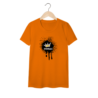 Nome do produto Street wear camiseta baby long classic  linha Grafite Splash