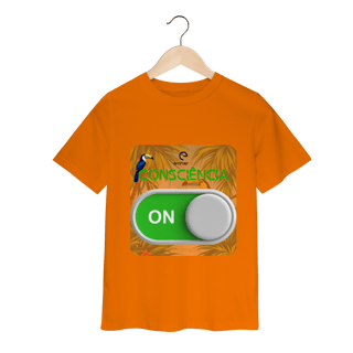 Nome do produto T-shirt classic infantil linha consciência ON
