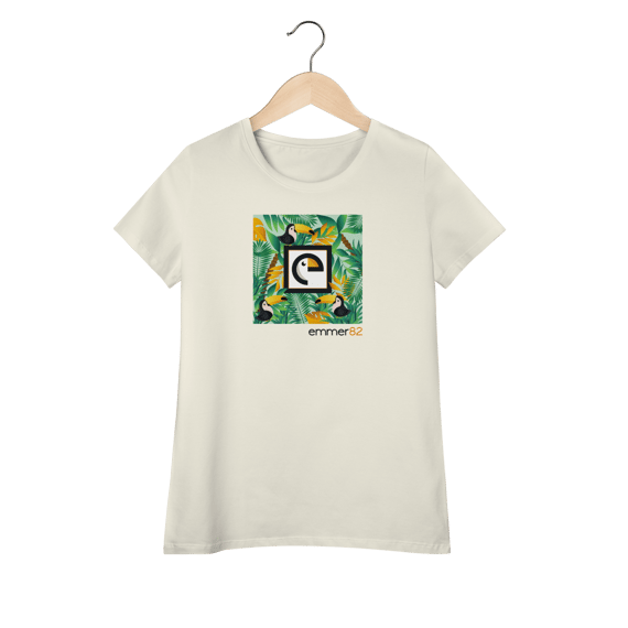 Camiseta baby long pima linha tropicano II