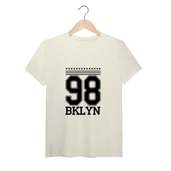 Streetwear t-shirt pima linha 98BKLYN
