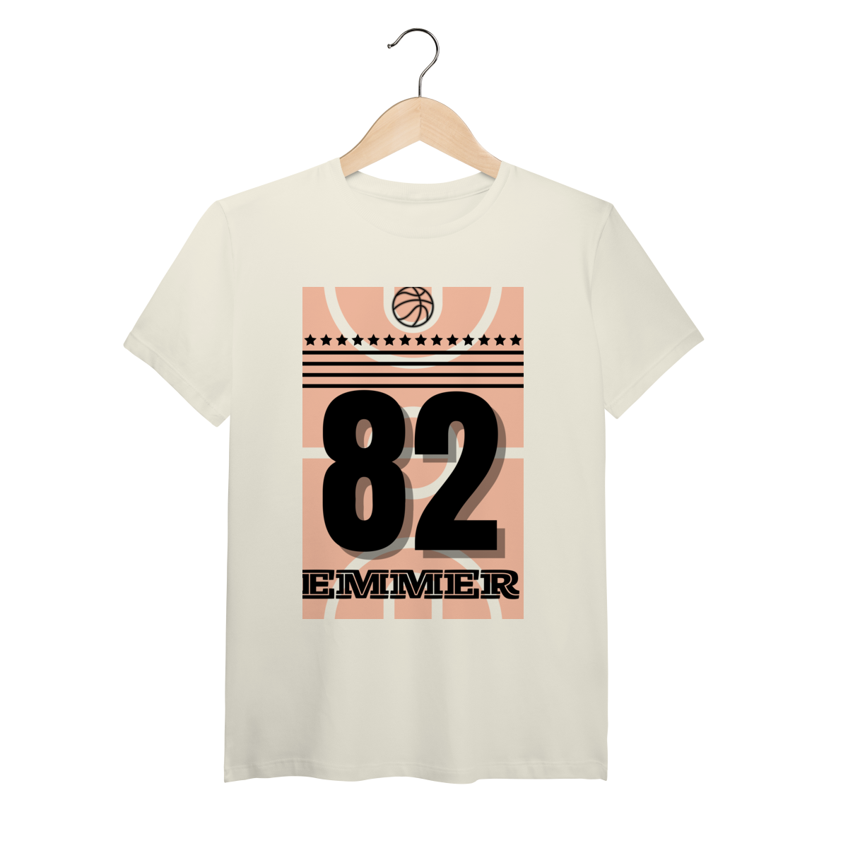 Nome do produto: Streetwear t-shirt pima linha Basketball 82