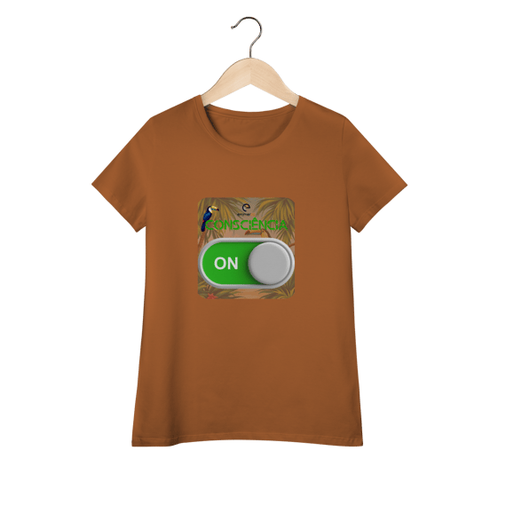 Camiseta baby long pima linha consciência ON