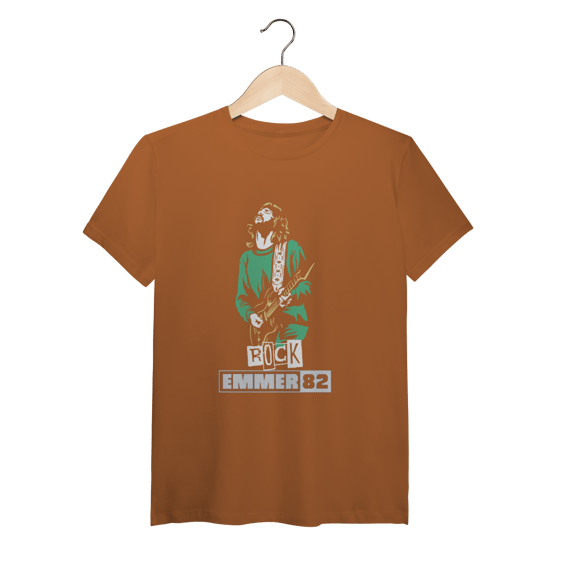 Streetwear t-shirt pima linha rock and roll