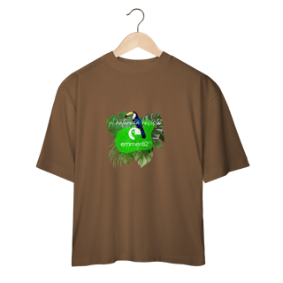 Nome do produto Camiseta oversized Linha A Natureza Resiste
