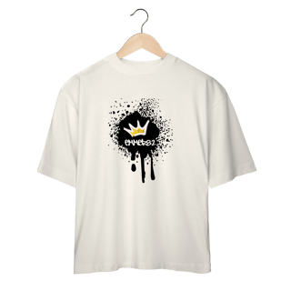 Nome do produto Street wear camiseta oversized linha Grafite Splash