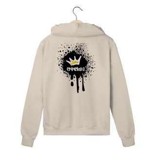 Nome do produto Street wear moletom prime com zíper linha Grafite Splash