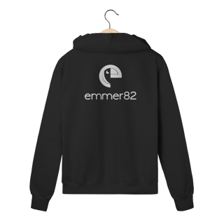 Nome do produto Moletom prime com ziper linha new age II estampa branca