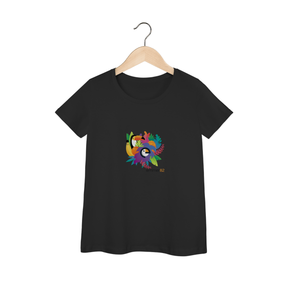 Camiseta baby long prime linha tropicano