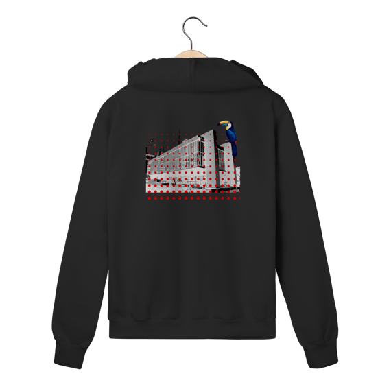 Moletom prime com ziper linha birdlife