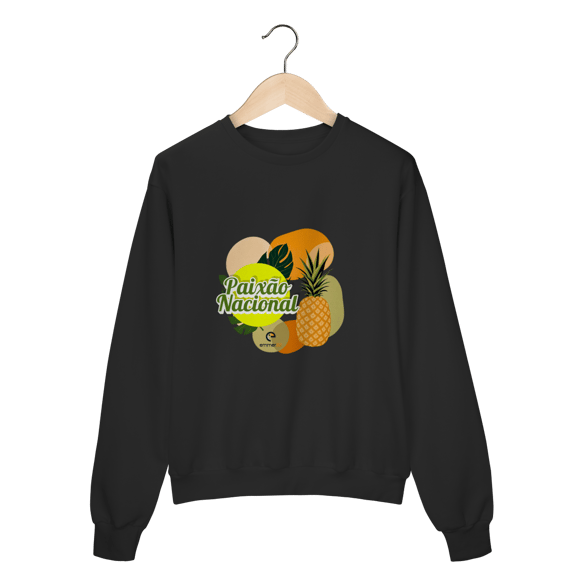 Moletom prime fechado linha paixão nacional - abacaxi