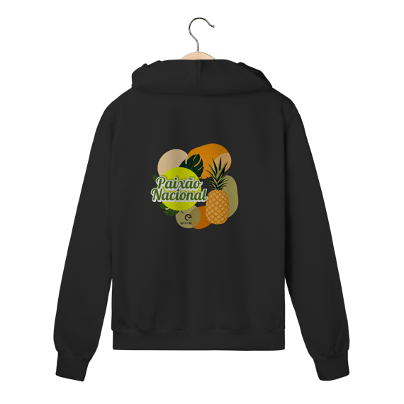 Moletom prime com ziper linha paixão nacional - abacaxi