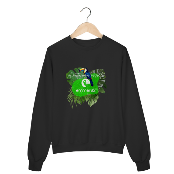 Moletom prime fechado Linha A Natureza Resiste